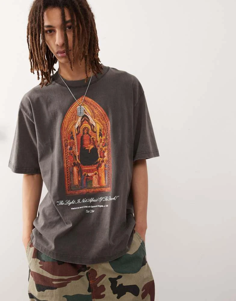 PacSun Pacsun graphic t-shirt in washed black 2