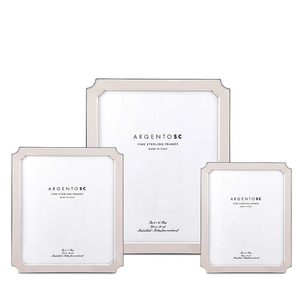 Argento SC Edged Sterling Silver Picture Frame, 5" x 7" 2