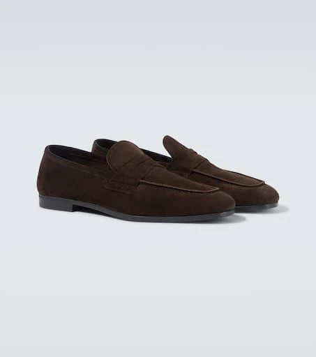 Tom Ford Sean suede penny loafers 5