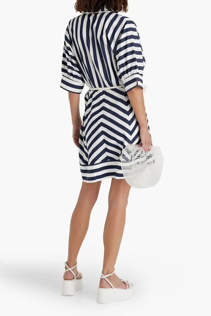 REBECCA VALLANCE Katerina striped cotton-poplin shirt dress 3