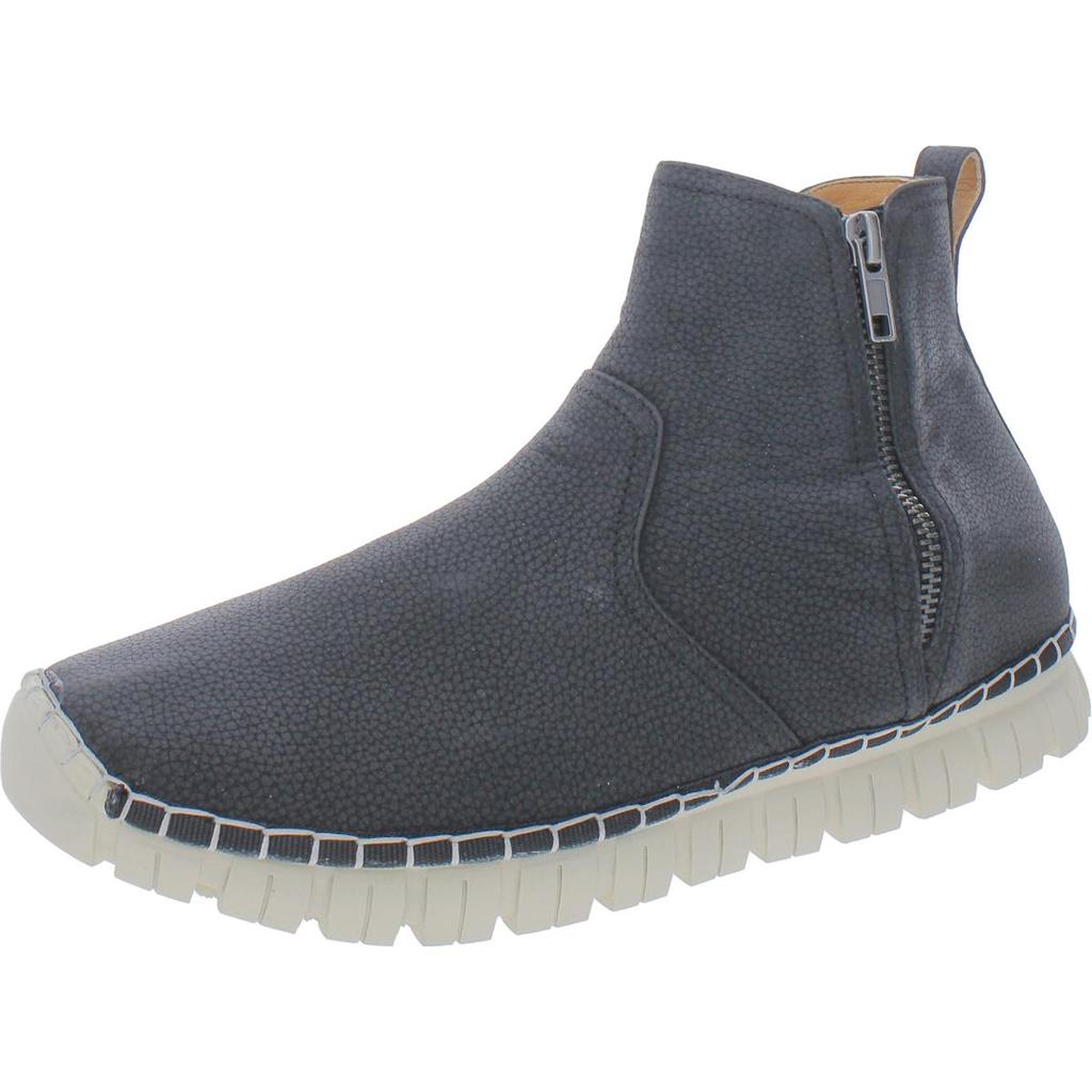 Yellow Box Jalin Womens Double Zipper Pull On Ankle Boots