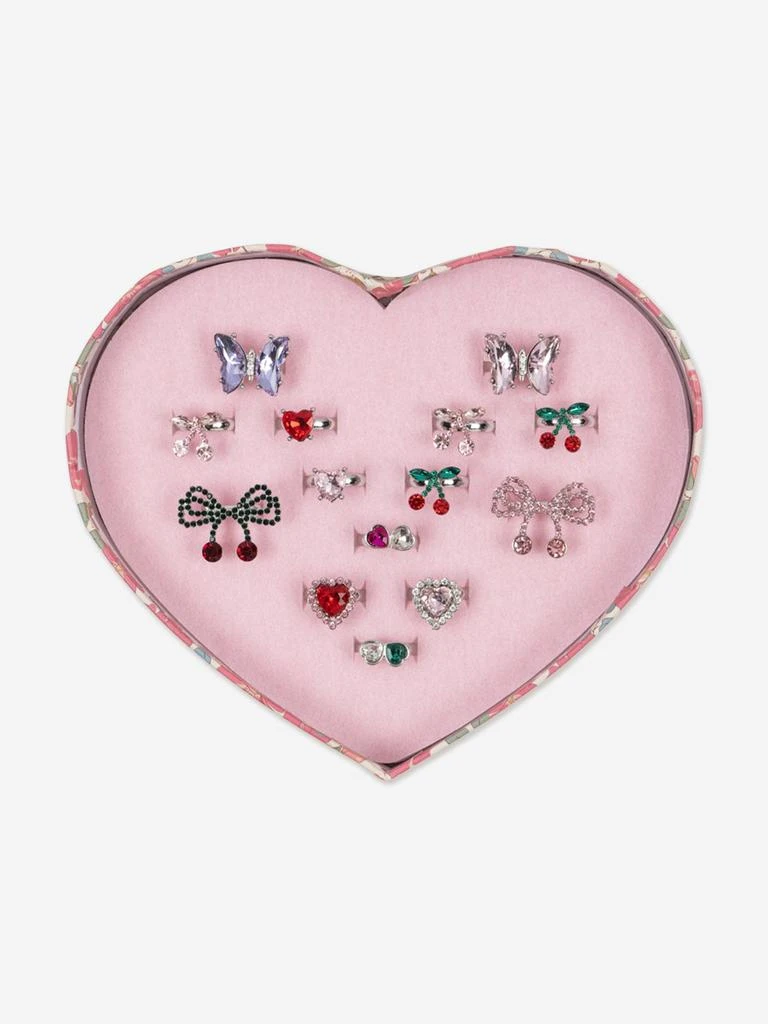 Konges Slojd Girls Dreamy Ring Set (14 Pieces) in Multicolour 4