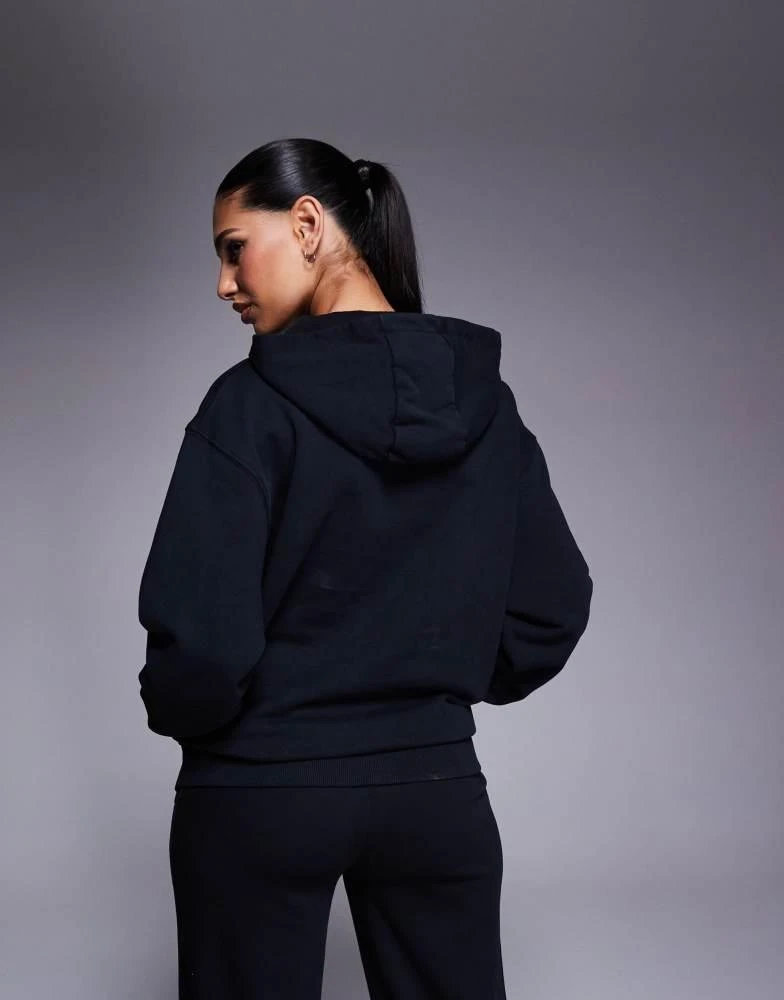 4505 4505 quick dry heavyweight training hoodie in washed black 3