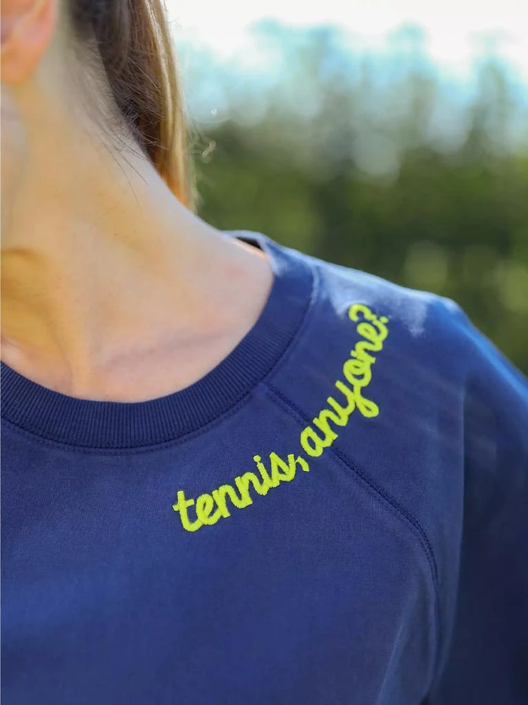 Ame & Lulu Love All Tennis Crewneck Sweatshirt 5