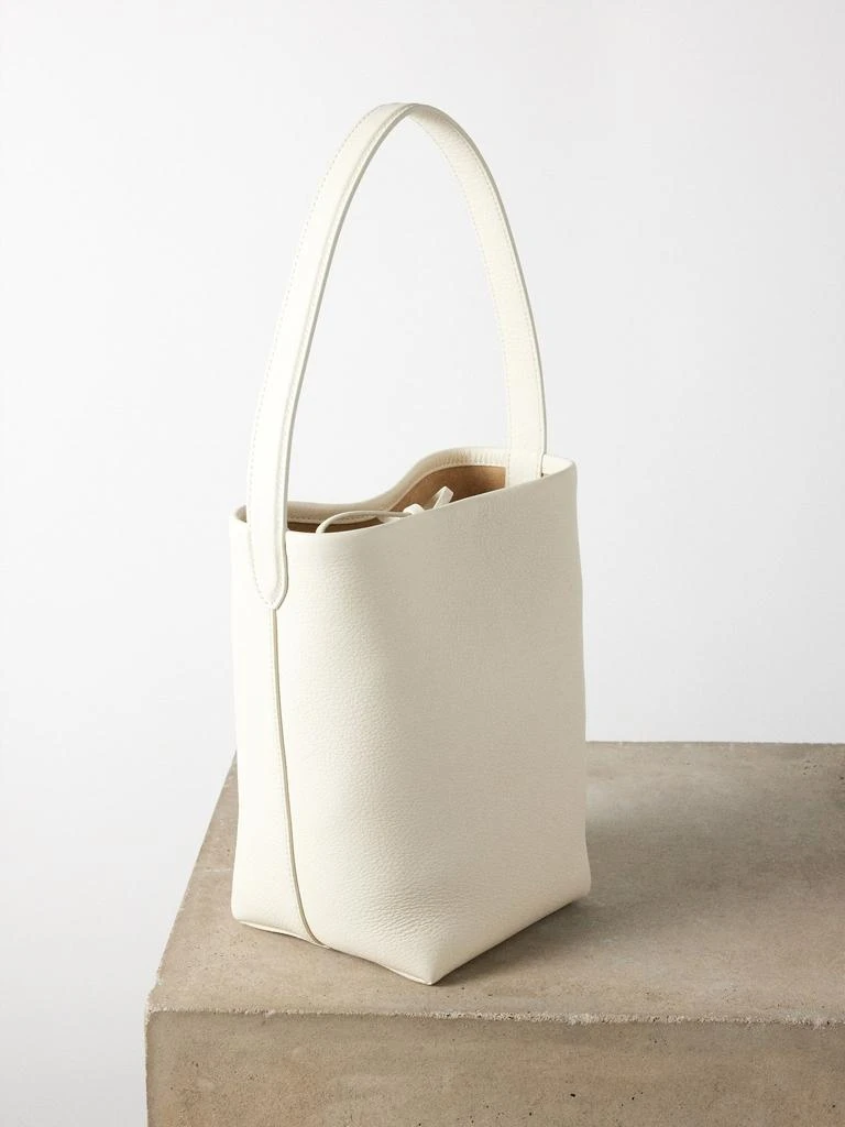 The Row Small N/S Park grained-leather shoulder bag 3