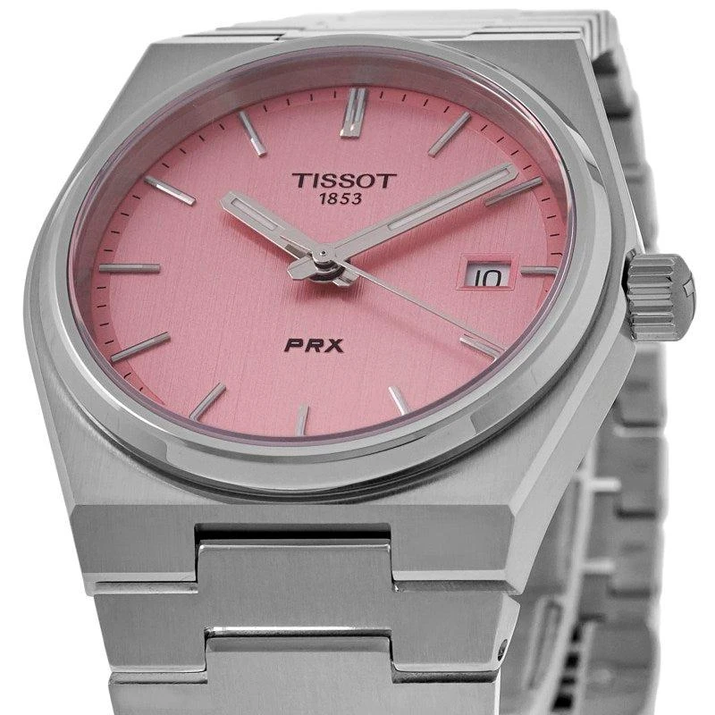 Tissot PRX 35mm Quartz Pink Dial Steel Women's Watch T137.210.11.331.00 2