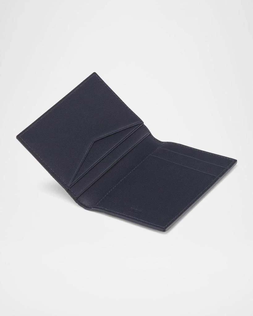 MCM Black Card Holder Small Bifold Wallet in Visetos Original Black | MCM ®US main image 4