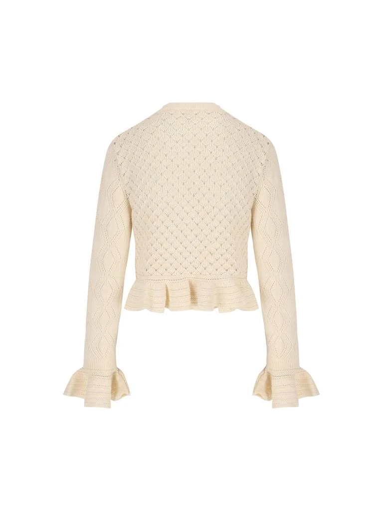 Chloé Chloé Ruffled Knit Cardigan 2