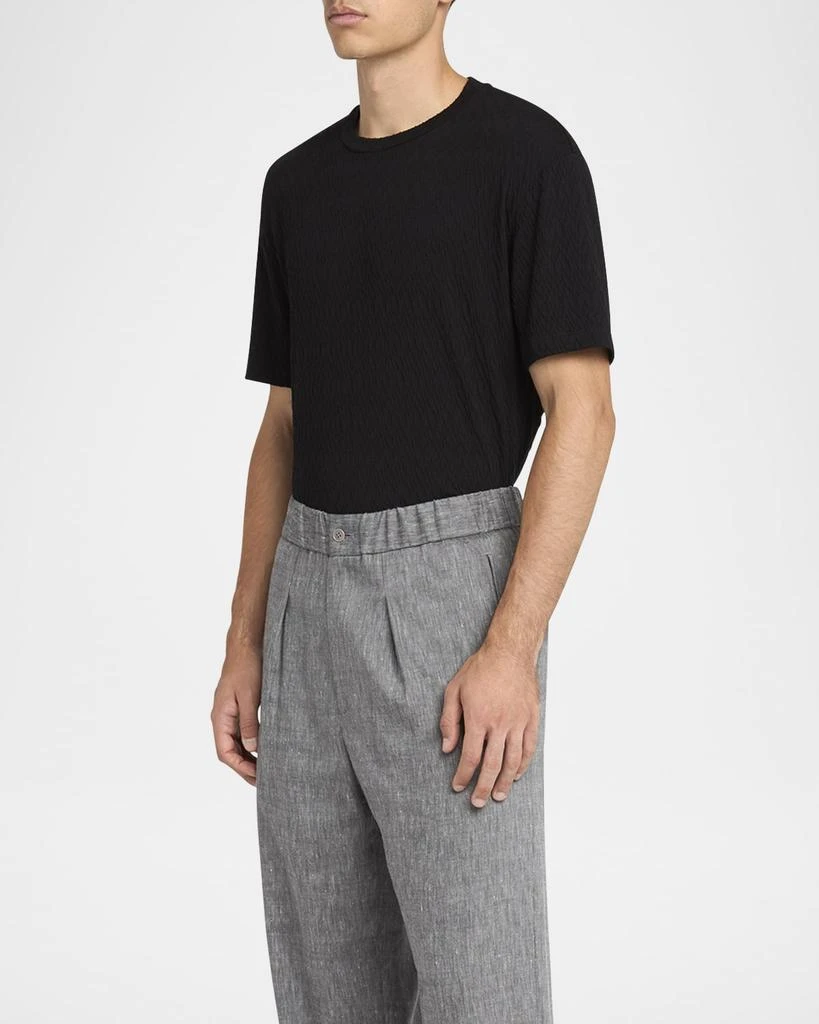 Giorgio Armani Men's Raised Chevron T-Shirt 4