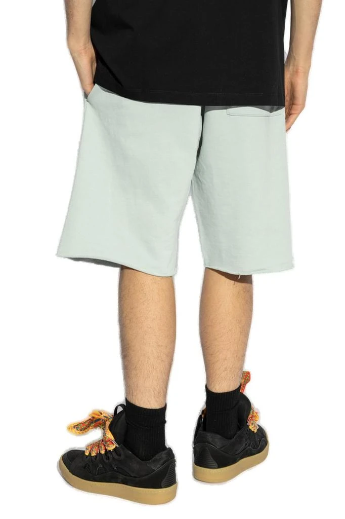 MM6 MM6 Maison Margiela Number Motif Distressed Shorts 3