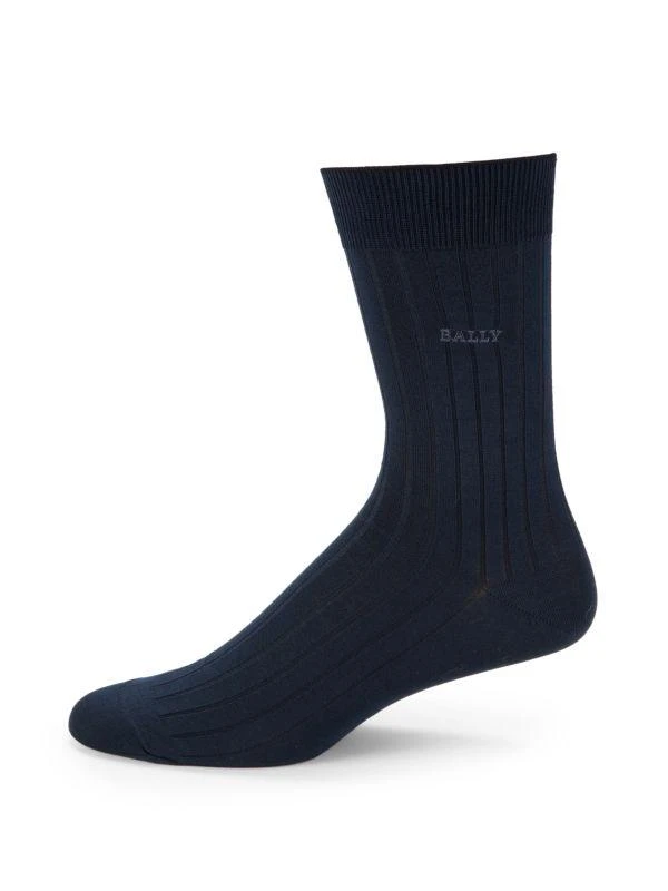 Bally Logo Crew Socks 1