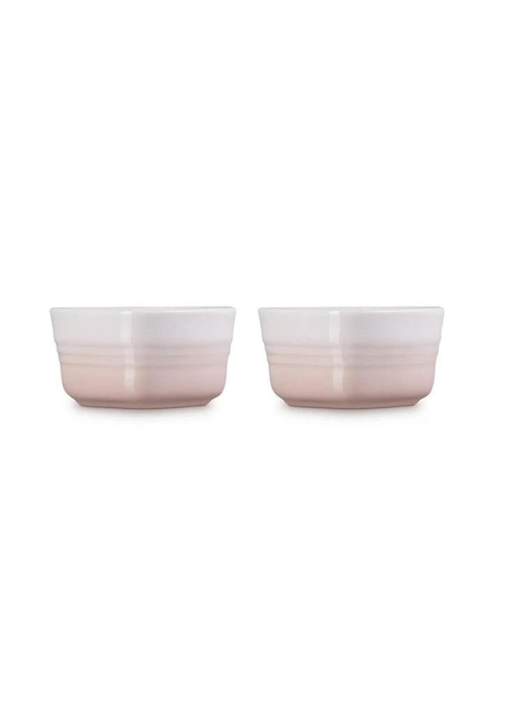 Le Creuset Stoneware set of two heart ramekins 3