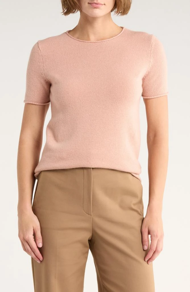 Theory Tolleree Short Sleeve Cashmere Sweater 1