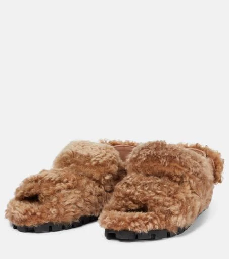 Miu Miu Shearling sandals 5