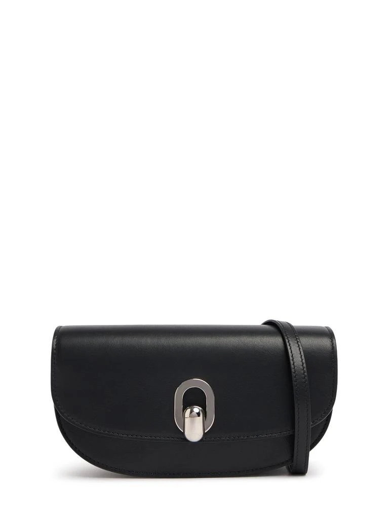 SAVETTE The Tondo Crescent Leather Shoulder Bag 1