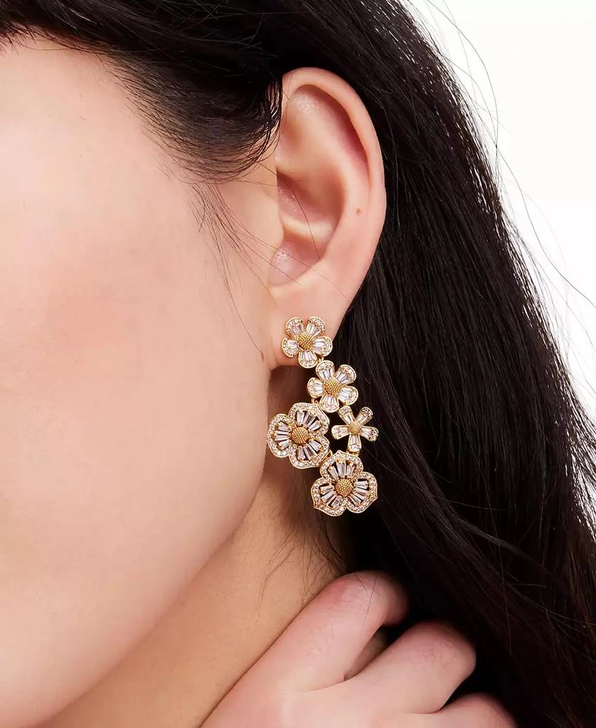 Kate Spade Gold-Tone Fleurette Linear Earrings 3