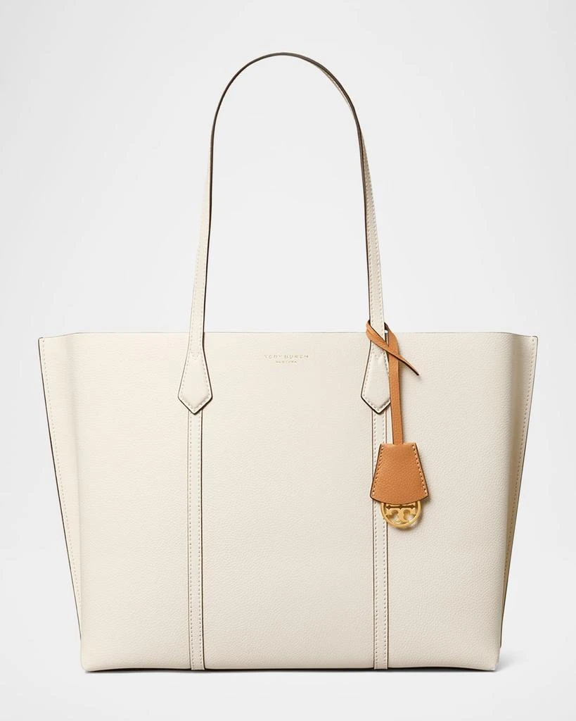 Tory Burch Perry Leather Shopper Tote Bag 1