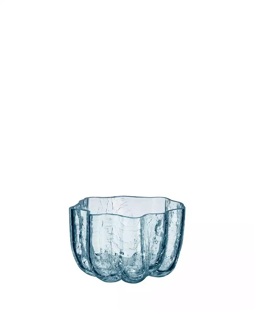 Kosta Boda 3.8" Circular Crystal Glass Crackle Bowl 1