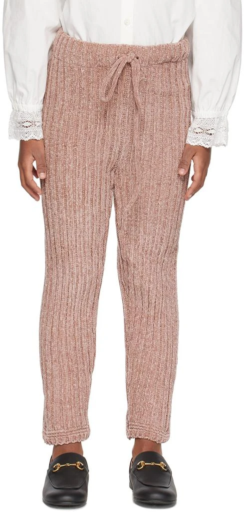 Fish 
Kids Kids Beige Drawstring Lounge Pants