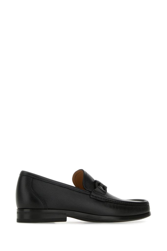 Salvatore Ferragamo Black leather Grandioso loafers