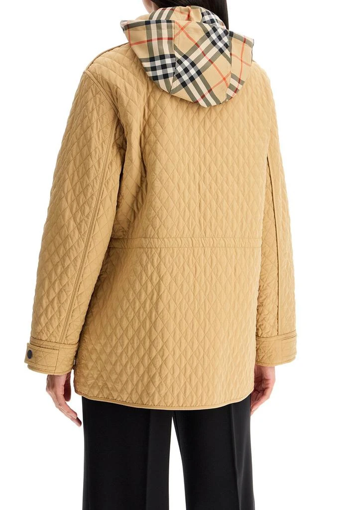 Burberry quilted jacket with removable hood 3