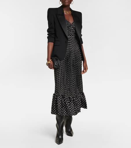 【送料 関税込】POLO RALPH LAUREN Polka-dot crepe midi dress Ralph Lauren Polka-dot crêpe midi dress - Dresses & Skirts