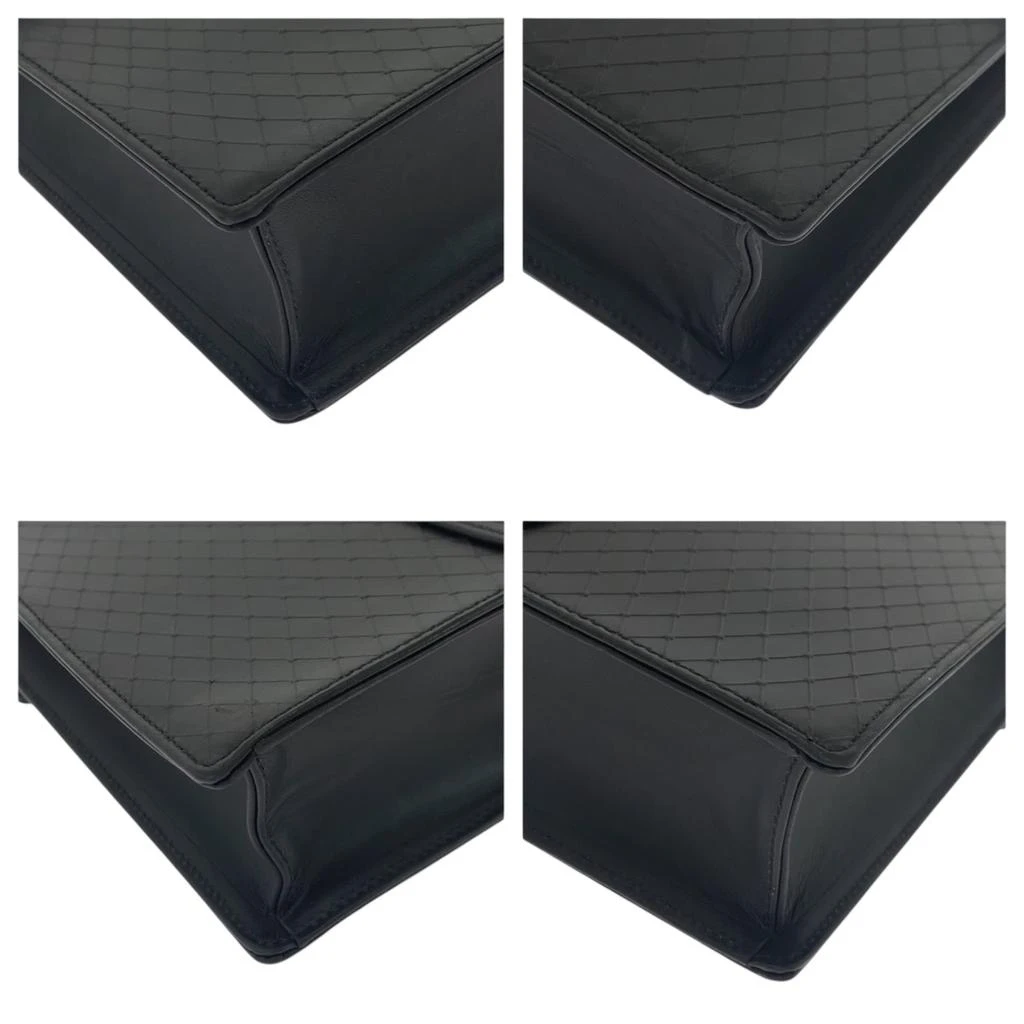 Versace Leather Briefcase Handbag (Pre-Owned) 3