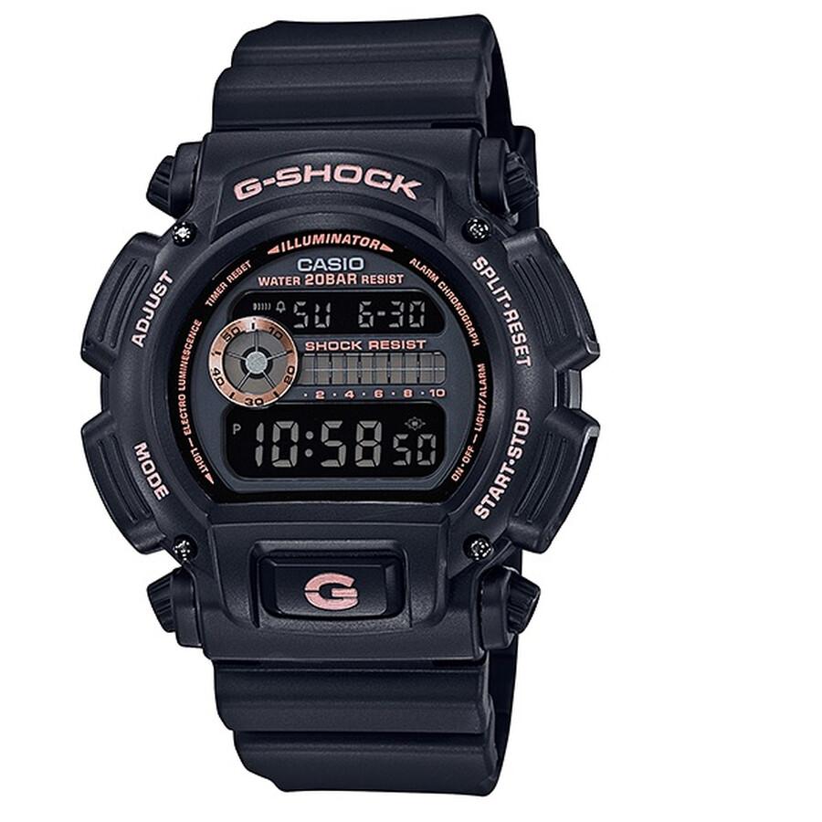 Casio G-Shock Alarm Quartz Digital Black Dial Men's Watch DW-9052GBX-1A4DR