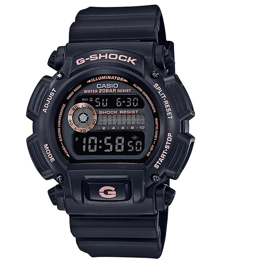 Casio G-Shock Alarm Quartz Digital Black Dial Men's Watch DW-9052GBX-1A4DR 1