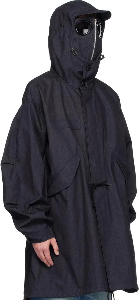 Junya Watanabe Navy C.P. Company Edition Denim Coat 4