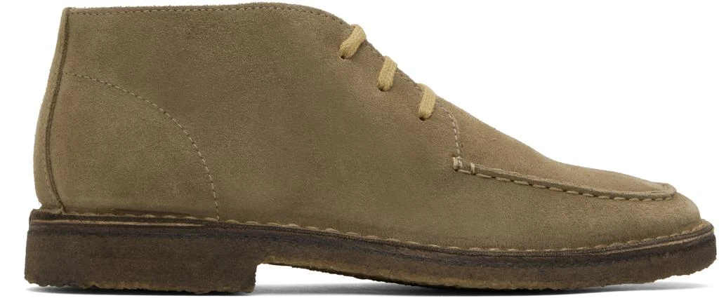 Drake's Taupe Crosby Moc-Toe Desert Boots 1