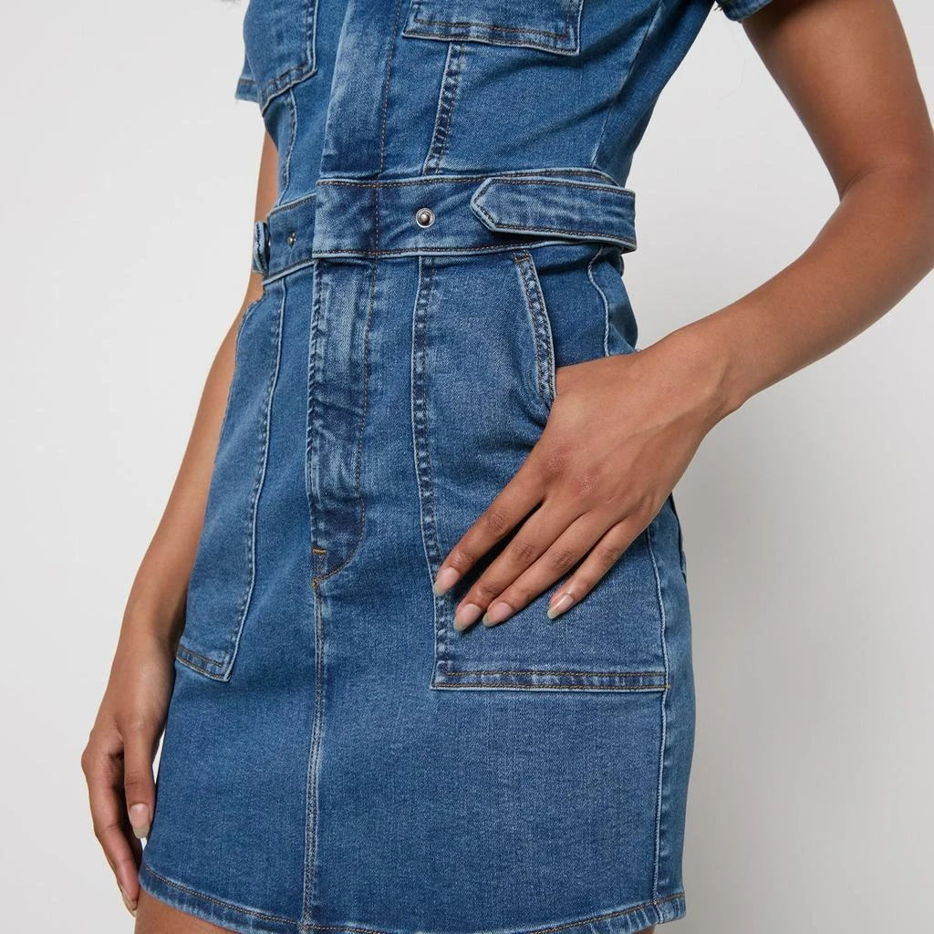 Good American Good American Fit For Success Denim Mini Dress 4
