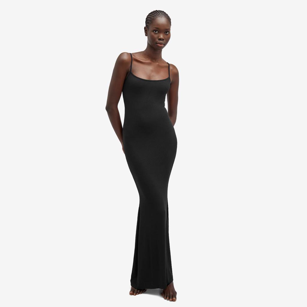 トップス SKIMS SOFT LOUNGE LONG SLIP DRESS SOFT LOUNGE SLIP DRESS | HEATHER GREY