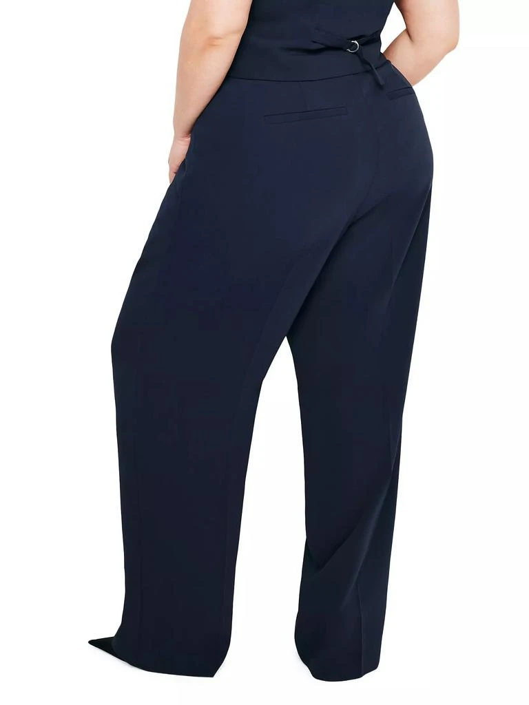 Good American Luxe Suiting Column Trousers 10