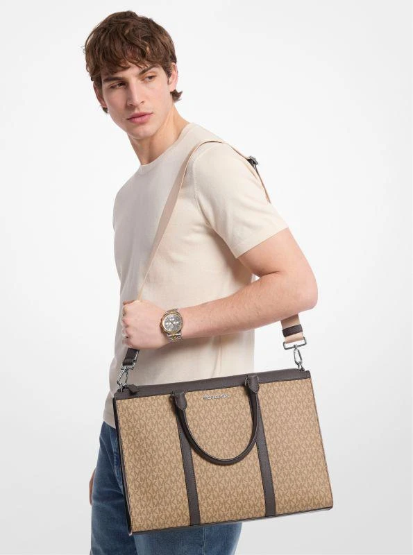 Michael Kors Cooper Signature Logo Briefcase 3