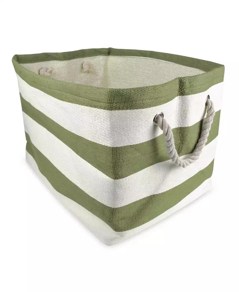 Design Imports Paper Bin Stripe Rectangle Large