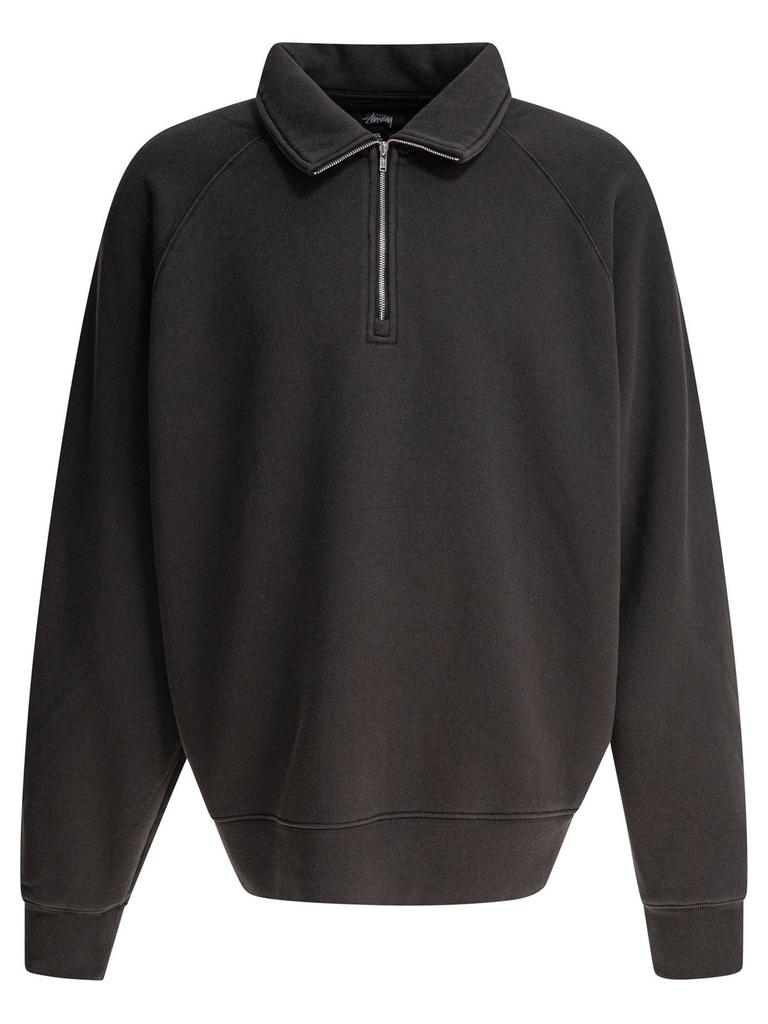 STUSSY Kingpin Zip Hoodie Ash Heather - Hoodies - BeyondStyle