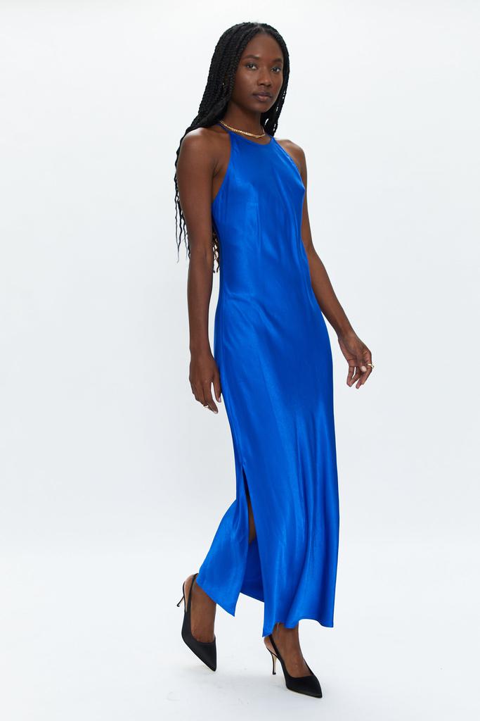 Pistola Denim Kristi Halter Slip Dress - Cobalt