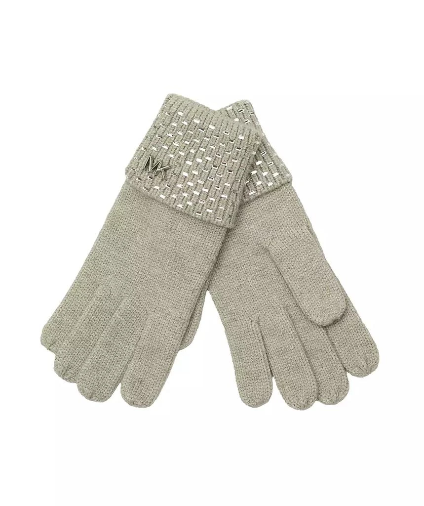 Michael Kors MICHAEL Women's Studded Gloves & Headband Boxed Gift Set 2