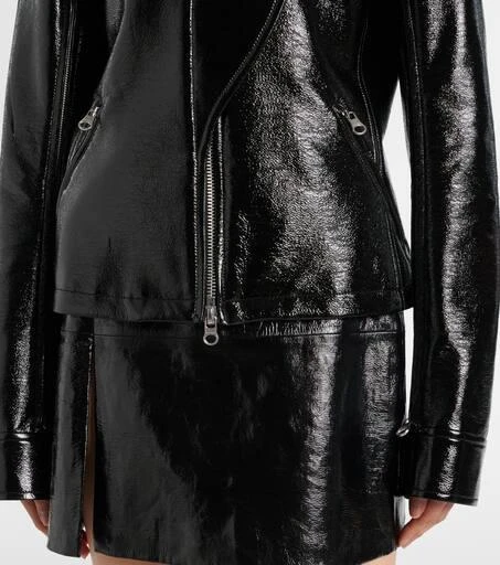 Courrèges Coated canvas biker jacket 5