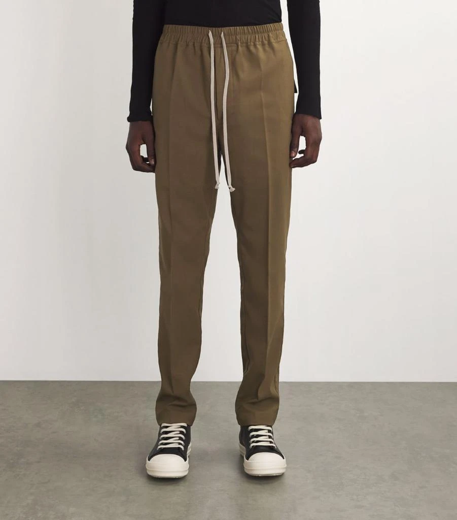 Rick Owens Virgin Wool Drawstring Trousers 3