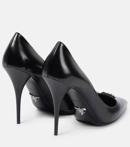 Prada Brushed leather pumps 3