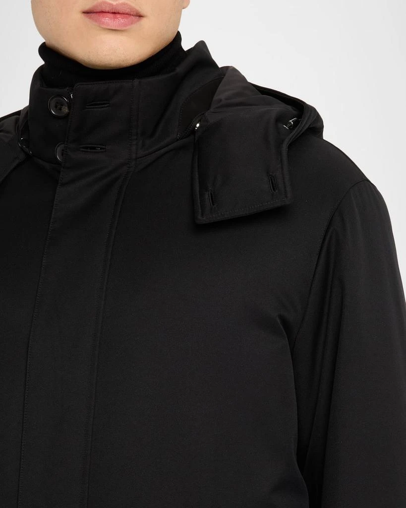 Zegna Men
s Padded Technical Parka Jacket 5