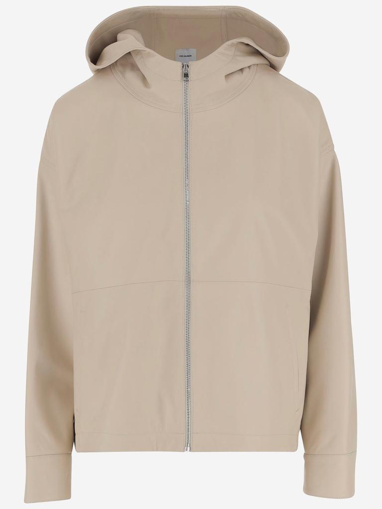 Yves Salomon Yves Salomon Hooded Zip Coat