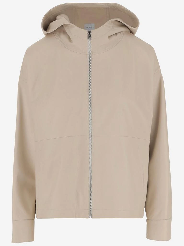 Yves Salomon Yves Salomon Hooded Zip Coat 1