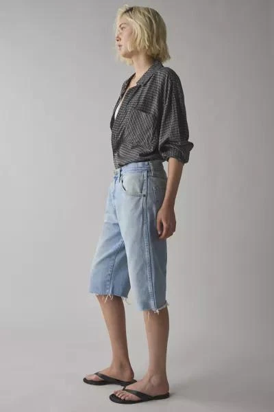 Urban Renewal ReMADE By UO Wrangler Slouch Denim Jort 5