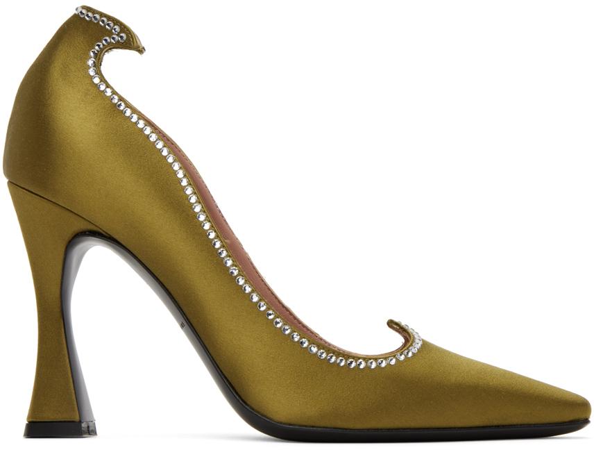 Les Petits Joueurs Khaki Taya Heels