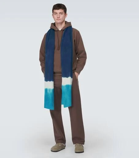 The Elder Statesman Tie-dye cashmere scarf 4