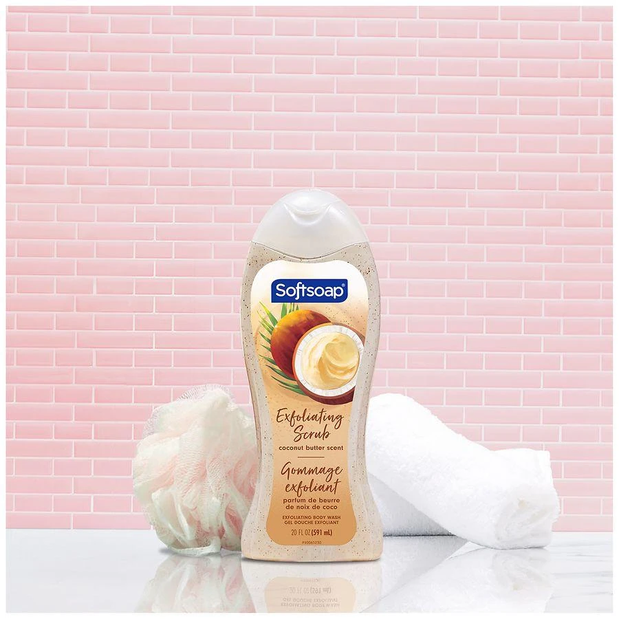 Softsoap Exfoliating Body Wash Coconut Butter 5