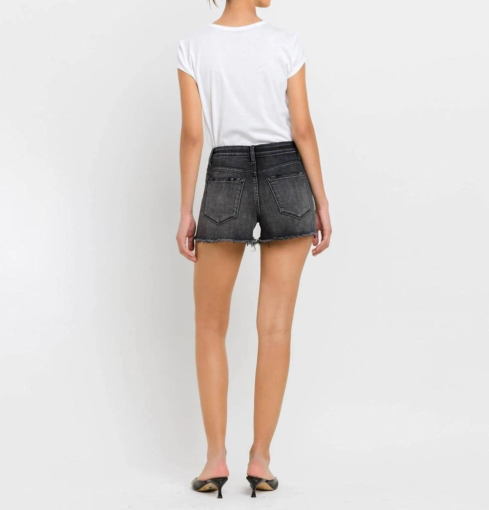 Lovervet Lovervet - High-Rise Raw Hem Shorts 4